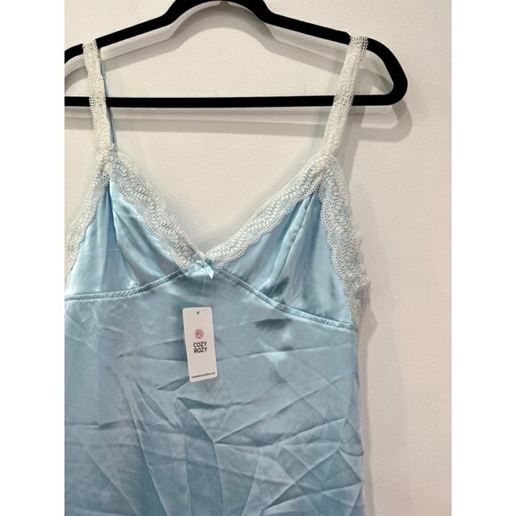 NWT COZY ROZY Rozy Camisole Size XL Periwinkle Bue MSRP $30 - Picture 9 of 9